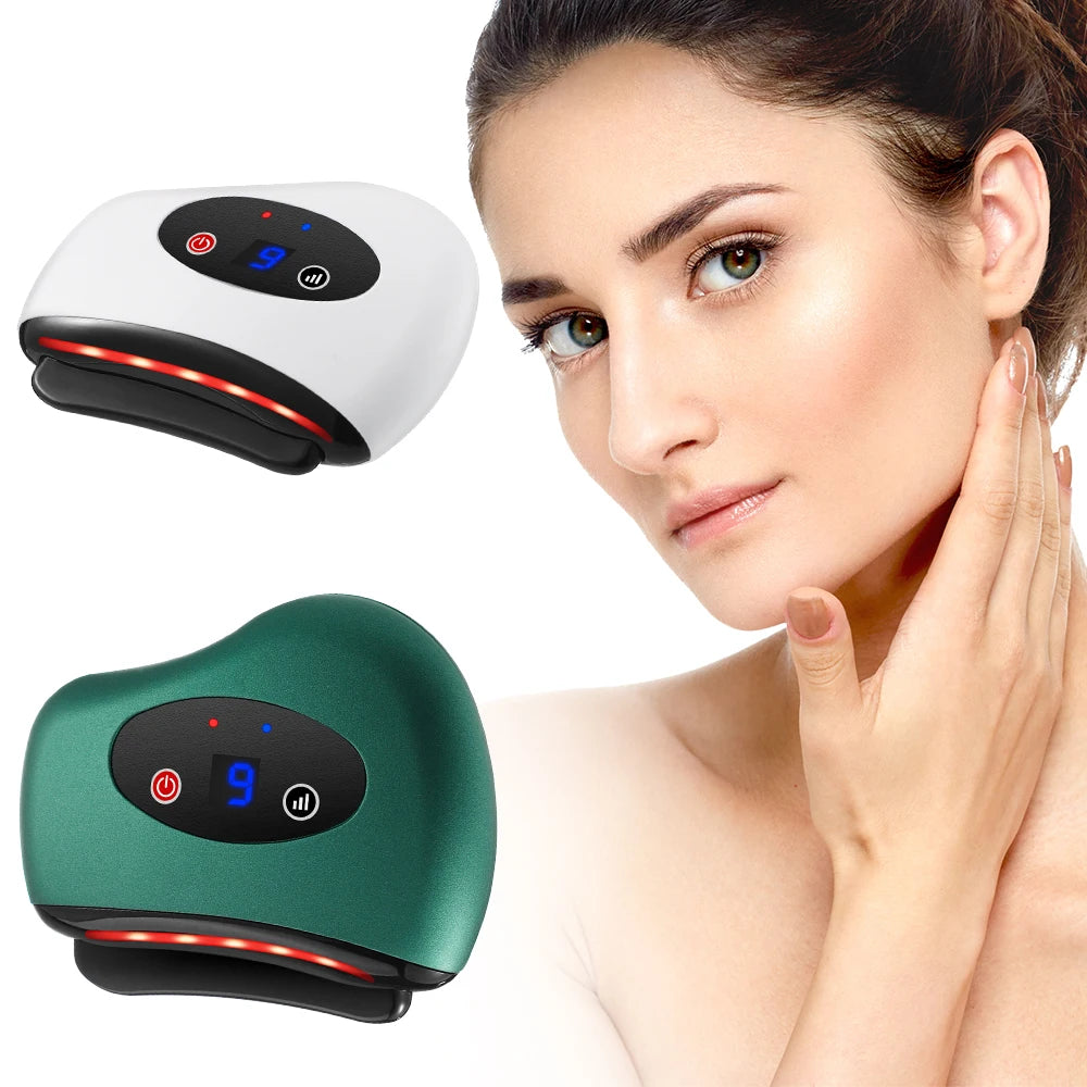 Heating Vibration Back Facial Massager