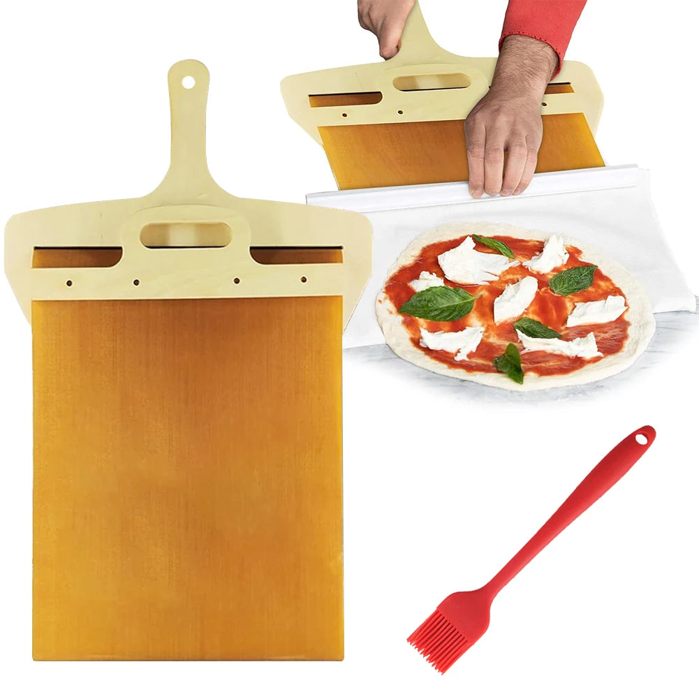 Wooden Sliding Pizza Peel Shovel
